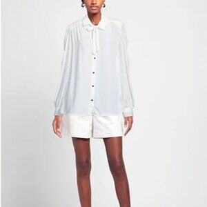 NWT JOHN RICHMOND Blouse with bow size M